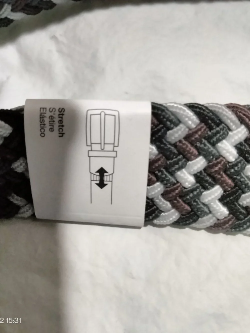 Nike Mens Woven Braided Stretch Golf Belt M (34-36), L (38-40) Multicolor NWT